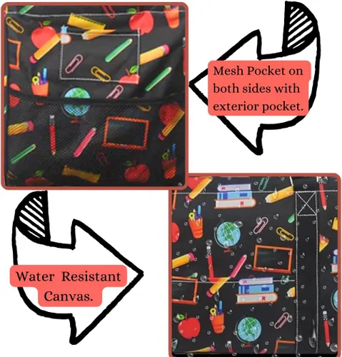Vista 439 de NGIL Bolsa de comestibles reutilizable extra grande plegable de gran tamaño para comestibles, almacenamiento, picnic, playa, Estampado