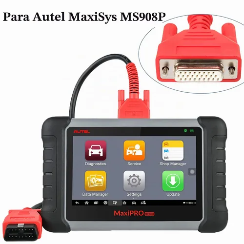Vista 2 de Cable de reemplazo de prueba de diagnóstico OBD2 para Autel MaxiSys MS908P, prueba principal de 16 pines y 3 filas, prueba principal OBD2