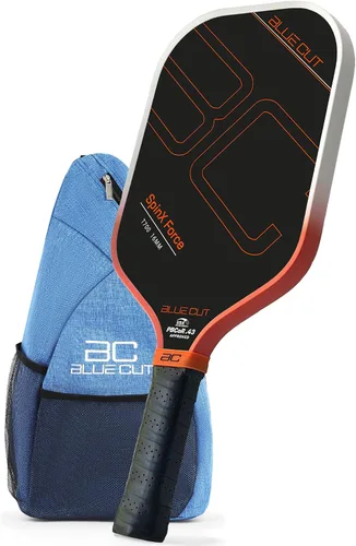 Vista 7 de Blue Cut Pickleball Paddle – USAPA Approved Pickleball Paddles Racket with T700 Carbon Fiber, 16mm Honeycomb Core, Spin Surface, Pro Power Speed &