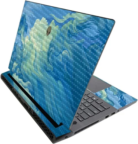 Vista 419 de MightySkins - Skin brillante con purpurina para Alienware M17 R3 (2020) y M17 R4 (2021) - Diversión de los años 90 Acabado duradero con purpurina