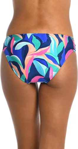 Vista 2 de La Blanca Traje de baño tipo hipster con fruncido lateral estándar para mujer