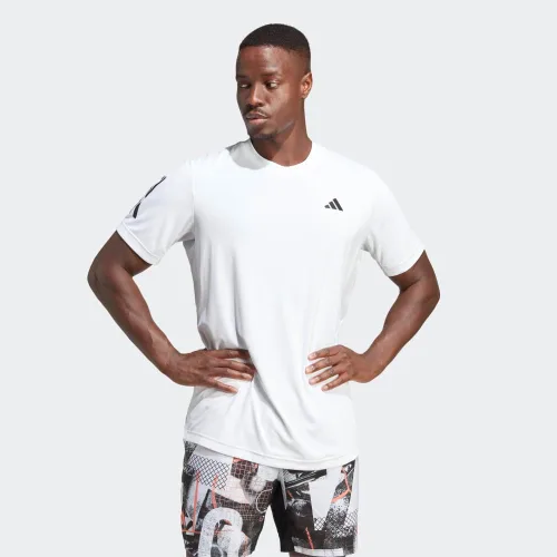 Vista 2 de adidas Camiseta de tenis Club de 3 rayas para hombre