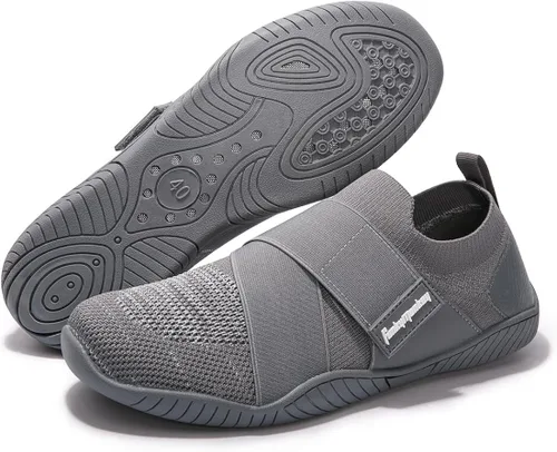 Vista 3 de FUNKYMONKEY Zapatos deportivos acuáticos para hombre, de secado rápido, sin cordones, adecuados para uso casual, caminar, fitness, vadear y otras