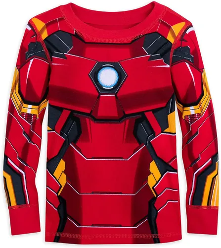 Vista 2 de Marvel Disfraz de Iron Man PJ PALS para niños de 5 años, multicolor, Multi colorido