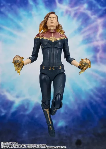 Vista 8 de TAMASHII NATIONS - The Marvels - Figura de acción de Captain Marvel (The Marvels), Bandai Spirits S.H.Figuarts