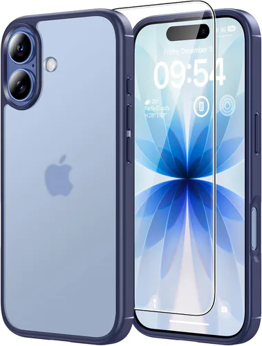 Vista 71 de TAURI Funda para iPhone 17, antiamarilleamiento con protector de pantalla, protección de grado militar, a prueba de golpes, delgada para iPhone 17