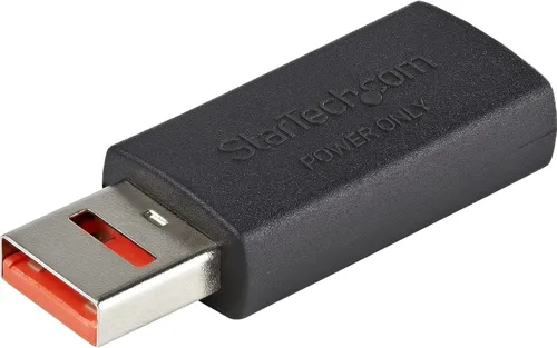 Vista 6 de Startech USBSCHAU1M - Cable de carga segura de 3 pies USB-A a Micro USB, bloqueador de datos, color negro