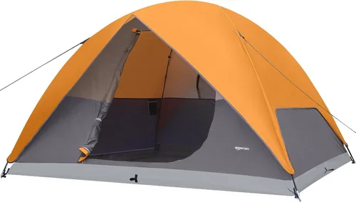 Vista 9 de Amazon Basics Tienda de Campaña, Diseño de Domo para 3 Estaciones con Sobretecho