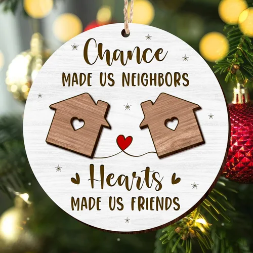 Vista 14 de TEEZWONDER Regalos de Navidad de Amistad para Mujeres y Hombres - Adornos de Sol de Navidad 2025 - Regalos de Vida Natural para Amigas, Adorno