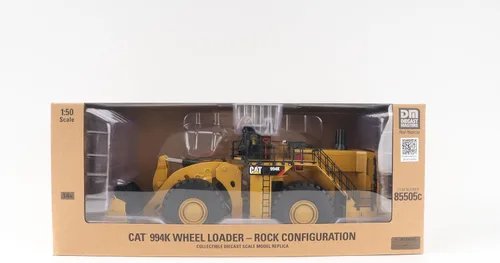 Vista 9 de Diecast Masters Cargador de ruedas Caterpillar 994K Escala 1:50 - Versión Rock Bucket en Amarillo Core Classics Series Cat Trucks & Construction