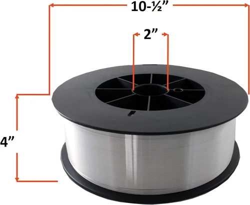 Vista 2 de SÜA - ER4043 - Alambre de soldadura de aluminio MIG - 16 Lb x 0.030