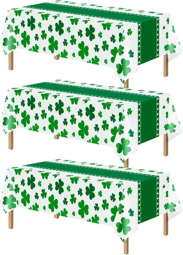 Vista 12 de Kelool Decoraciones del 250 aniversario de Estados Unidos, paquete de 3 manteles patrióticos de 54 x 108 pulgadas, mantel rectangular desechable