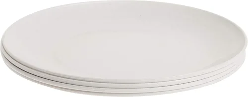 Vista 7 de Nordic Ware platos de polipropileno para microondas, color blanco, 10 pulgadas (paquete de 4)