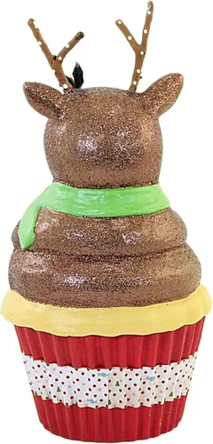 Vista 2 de Bethany Lowe Contenedor para cupcakes Rudolph