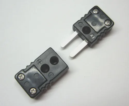 Vista 3 de Mini conector de cable de termopar tipo J, conector de cable, 5 pares de enchufes macho y hembra