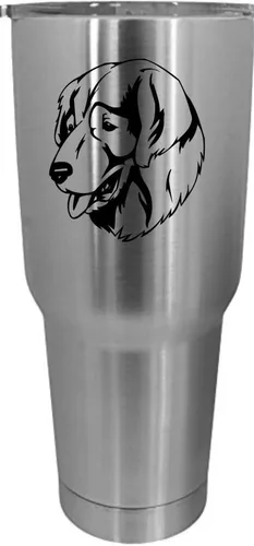 Vista 355 de Cairn Terrier - Vaso grabado con temática de perro, 30 onzas