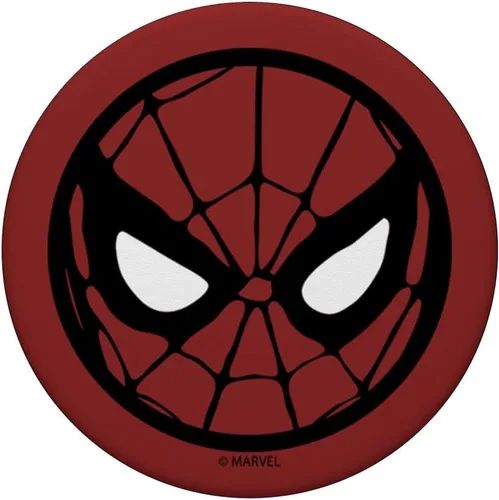 Vista 3 de Marvel Spider-Man - Máscara circular para niños, PopSockets Adhesivo PopGrip