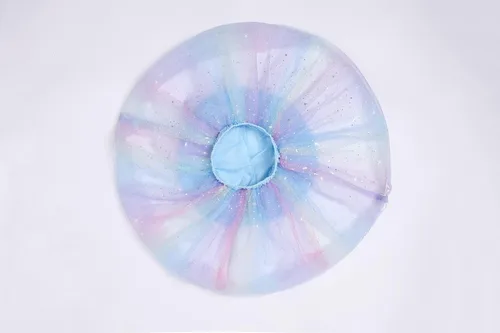 Vista 4 de LX7 Vestido de ballet de princesa multicolor con falda tutú para niña pequeña