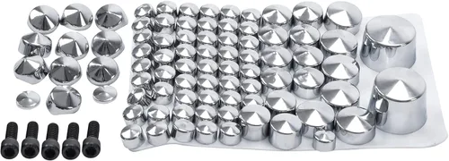 Vista 4 de TCT-MOTORPARTS Kits de tapa de perno cromado para Softail Twin Cam 2007-2013 2010