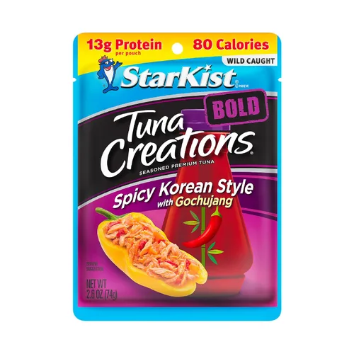 Vista 41 de StarKist Tuna Creations Ginger Sesame - Sabor de jengibre y sésamo para atún 14g Protein Per Serving, Wild Caught, Shelf Stable Seafood, Gluten
