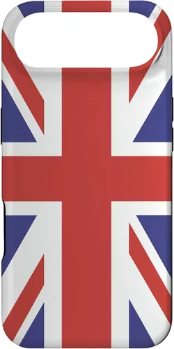 Vista 24 de Union Jack Flag British Classic Style UK Britain - Carcasa para iPhone 17