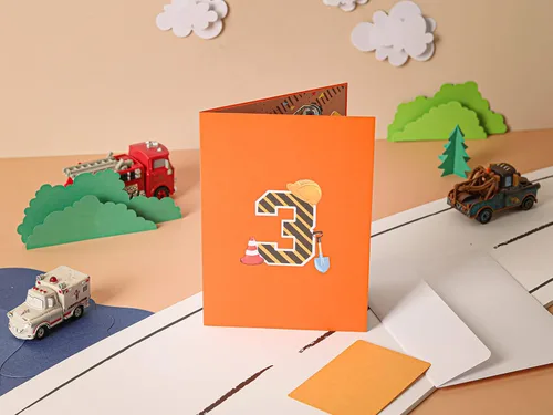 Vista 29 de Liif Tarjeta de cumpleaños emergente 3D para niño de 5 años, sobre incluido