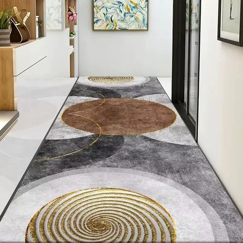 Vista 3 de Alfombra larga para pasillo, entrada, sala de estar, cocina, dormitorio, alfombra de pasillo de 3.3 ft/4.9 ft/6.6 ft/8.2 ft/11.5 ft/14.8 ft/16.4