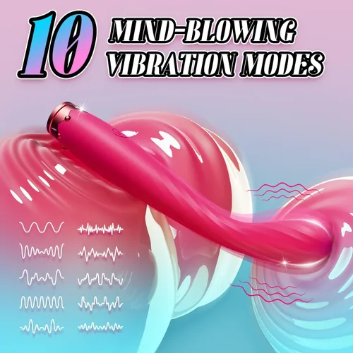 Vista 2 de Juguetes sexuales para mujeres, vibrador de bala – Juguetes sexuales para parejas con 10 vibraciones intensas, estimulador anal para pezón