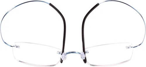 Vista 3 de Agstum Marco flexible sin marco de titanio sin bisagras, lentes ópticos transparentes
