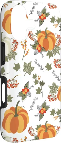 Vista 3 de Fall Leaves Autumn Pumpkin Pattern Autumn Vibes Color Case for iPhone 17