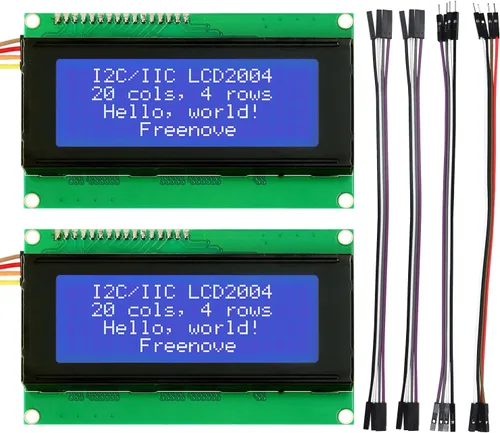 Vista 7 de Freenove Módulo I2C IIC LCD 1602, nuevo tipo TWI Serial 16x2, compatible con Arduino Raspberry Pi Pico ESP32 ESP8266