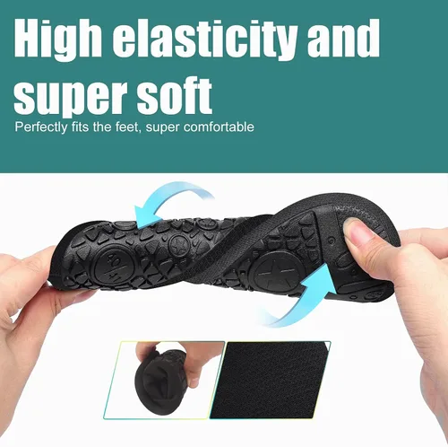 Vista 5 de Metog Zapatos de agua, secado rápido, para deportes de playa, natación, surf, yoga, estilo pie desnudo, para hombre y mujer