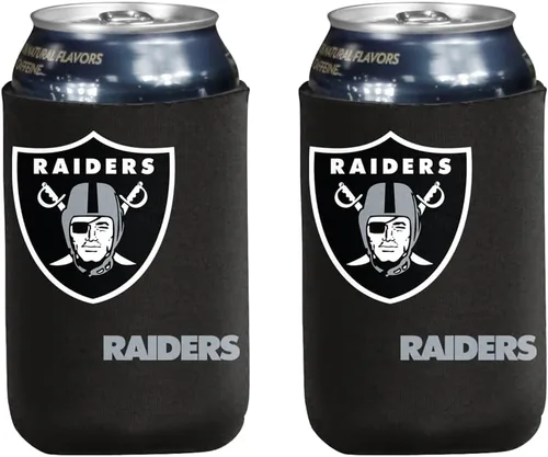 Vista 108 de Soporte aislante para latas y botellas de fútbol americano enfriador de bebidas Huggie (Nueva Orleans (Saints) - Negro) Nueva Orleans (Santos)