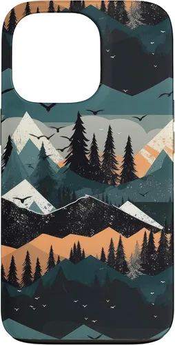 Vista 10 de iPhone 16 Abstract Outdoor Landscape Aesthetic Mountain Case