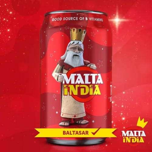 Vista 4 de Malta India - Bebida de malta sin alcohol original de Puerto Rico, 8 onzas (paquete de 6) - El embalaje puede variar