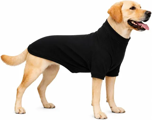 Vista 15 de Lovelonglong Sudadera para perro, otoño, invierno, clima frío, camisetas para perros pequeños, medianos y grandes, ropa de chihuahua, color negro, XS