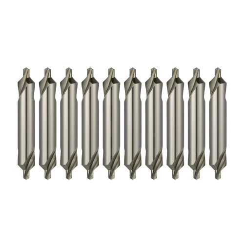 Vista 12 de Taladro central estándar A0.5, taladro central DRINYOUNG de acero de alta velocidad de 60 grados (Tipo A, A0.5 10pcs)