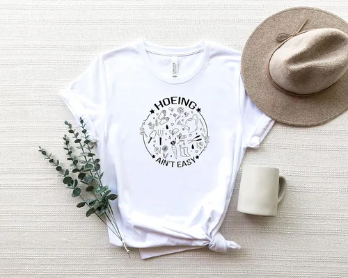 Vista 6 de Hoeing Ain't Easy Shirt, Gardening Shirt, Gardening Gift, Hobby Shirt, Hobby Gift, Plant Shirt, Gift For Husband, Gift For Dad, Hoeing Shirt