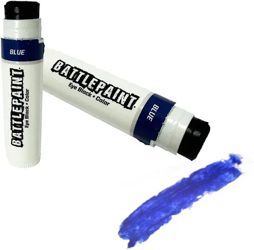 Vista 19 de EyeBlack BattlePaint - Grasa negra para debajo de los ojos de colores brillantes para atletas profesionales y súper fanáticos, béisbol, softbol