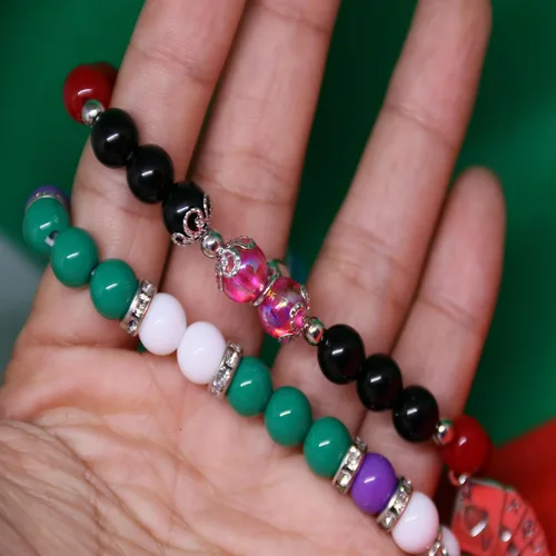 Vista 5 de Joker TS Beads Pulseras Fans Amistad para Parejas Araña Magnética a juego