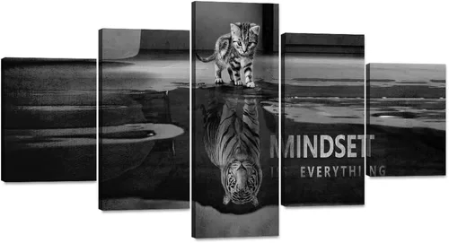 Vista 78 de 5 piezas de pintura sobre lienzo ardiente de fénix dibujado en estilo heráldico fuego fénix arte de pared vintage impresiones obras de arte arte