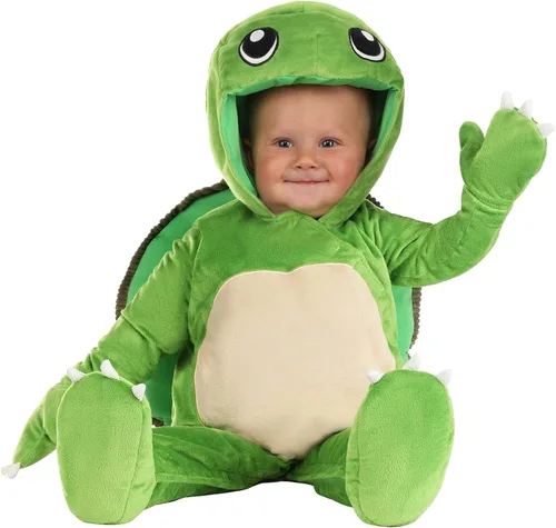 Vista 3 de Disfraz infantil de tortuga alegre
