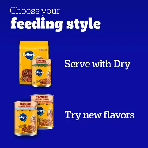 Vista 12 de Pedigree - Alimento húmedo para perros pequeños, pollo, 13.2 onzas, 12 unidades More protein than adult recipes, supports healthy skin & coat