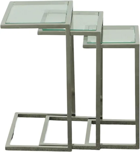 Vista 7 de Carolina Silla y mesa Madison - Mesa anidable, juego de 3