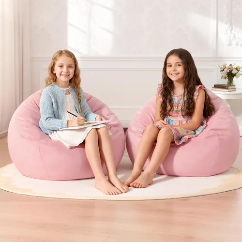 Vista 23 de Homguava - Sillón puff de 3 pies Sillón estilo puff grande de 3 pulgadas con relleno de espuma viscoelástica, sofá suave con funda de terciopelo