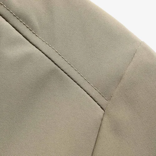 Vista 6 de Chaqueta bomber para hombre, casual, otoño, invierno, primavera, cremallera, ligera, acolchada, cortavientos, abrigos, abrigos, con capucha