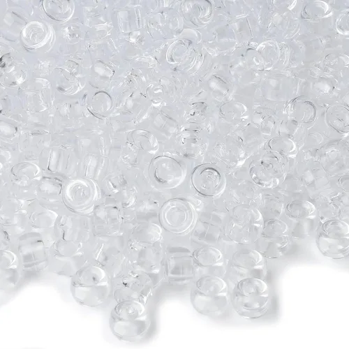 Vista 15 de Cuentas de poni, 4000 unidades, cuentas para pulseras, cuentas para el cabello, cuentas para hacer joyas, cuentas de plástico para manualidades