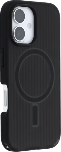 Vista 4 de OtterBox - Funda Symmetry Series Soft Touch con MagSafe para iPhone 16 - Echo oscuro 3X Military Drop Protection - Slim - Pocket-Friendly - Raised