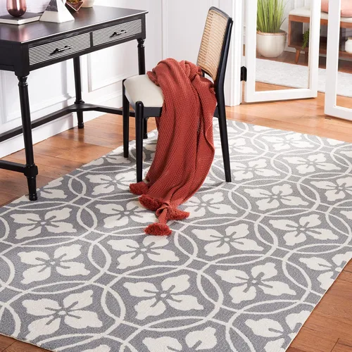 Vista 14 de SAFAVIEH Four Seasons Collection FRS236E - Alfombra de pasillo floral con gancho a mano, 2 pies 3 pulgadas x 8 pies, color chocolate y marfil