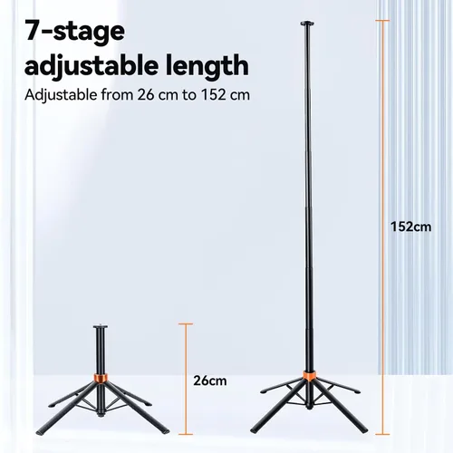 Vista 2 de UTEBIT 59'' Telescopic Selfie Stick with Tripod, Enhanced 4-Leg Steady Base